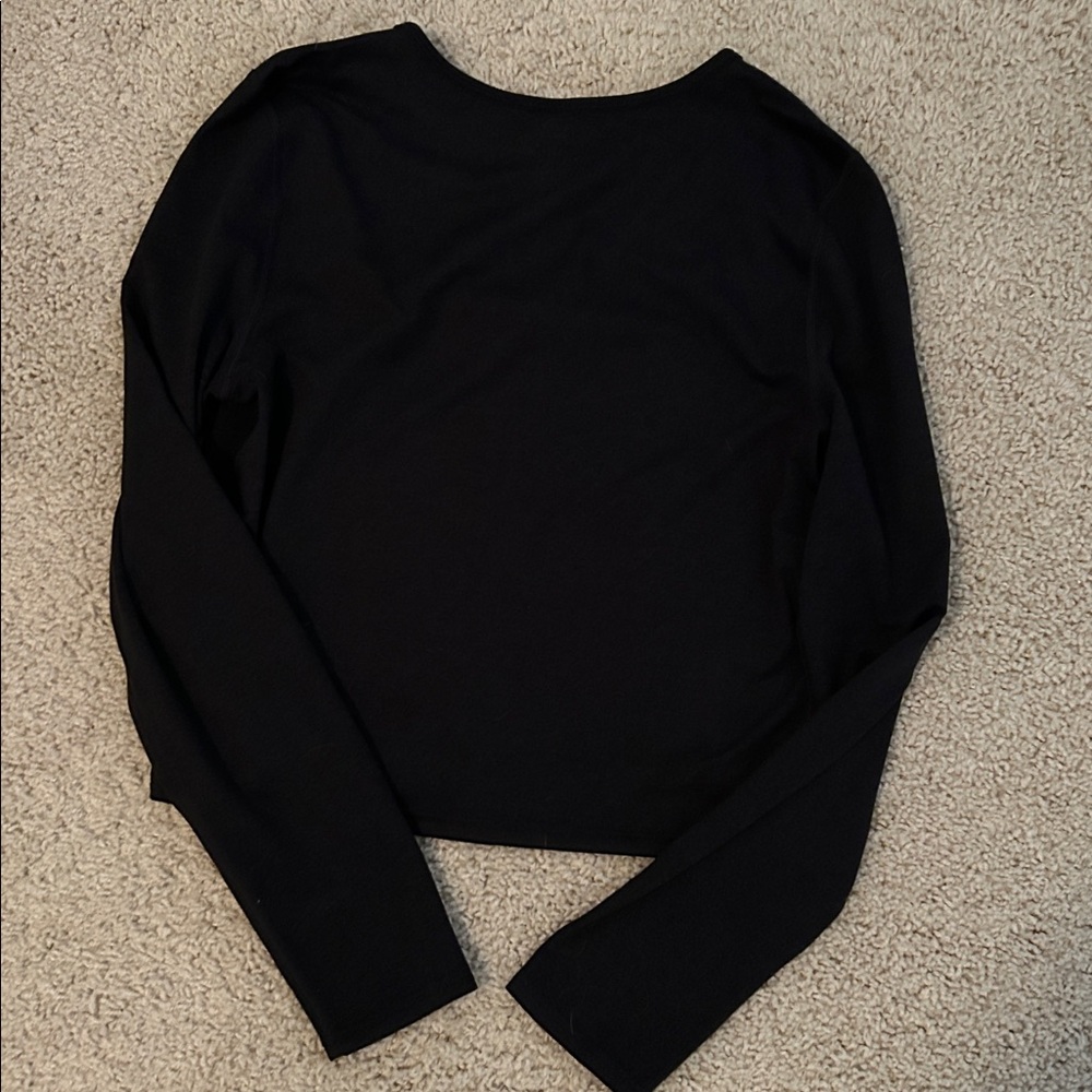 Vuori black size Small cropped cardigan - Picture 2 of 4